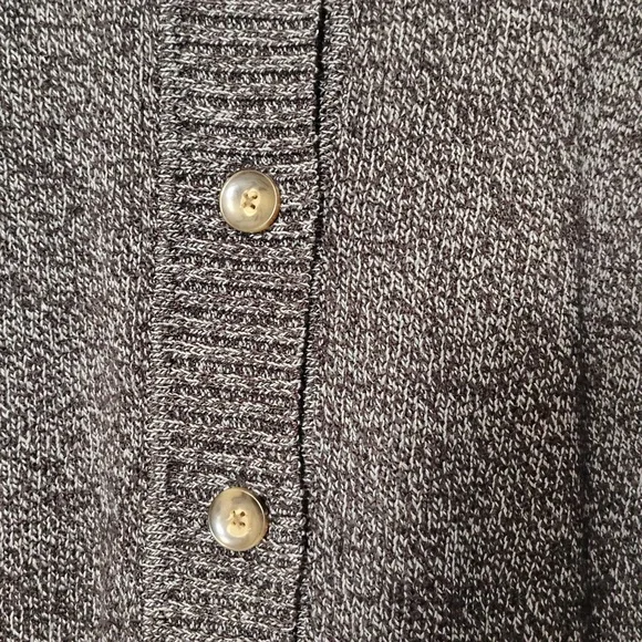 Karen Scott Black/White Full Big Button Cardigan Size XXL NWT - Picture 4 of 7